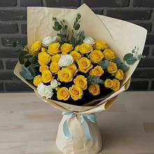 Букет цветов из:  Розы в Новобелокатай