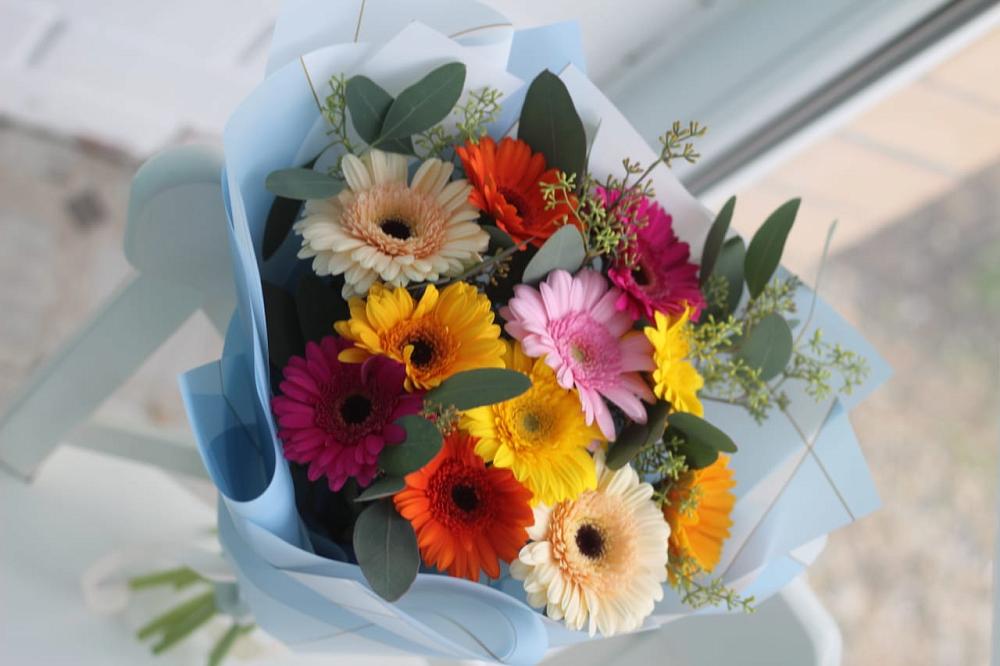 Букет цветов из: Герберы в Новобелокатай