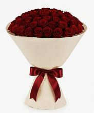 Букет 101 Бордовая роза Блэк Бакарра в Новобелокатай