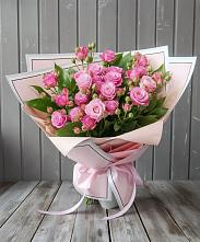 Букет Розовый кустик в Новобелокатай