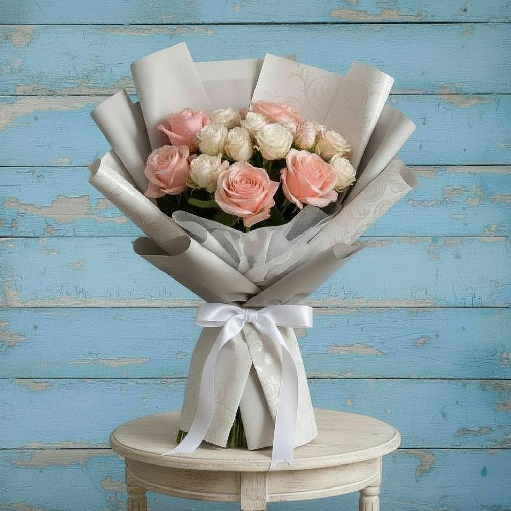 Букет цветов из: Розы в Новобелокатай