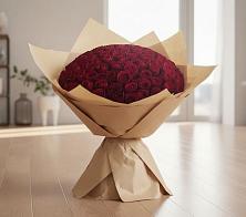 Букет 101 Красная роза в Новобелокатай