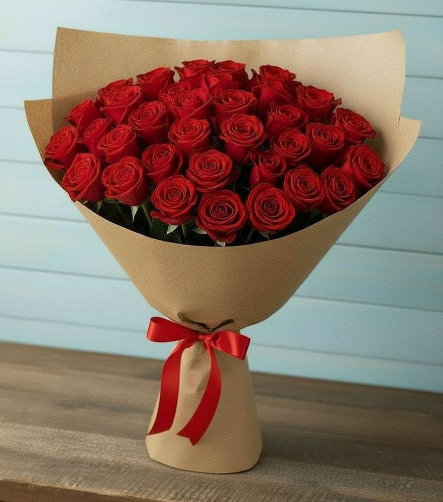 Букет Красные розы Милано в Новобелокатай