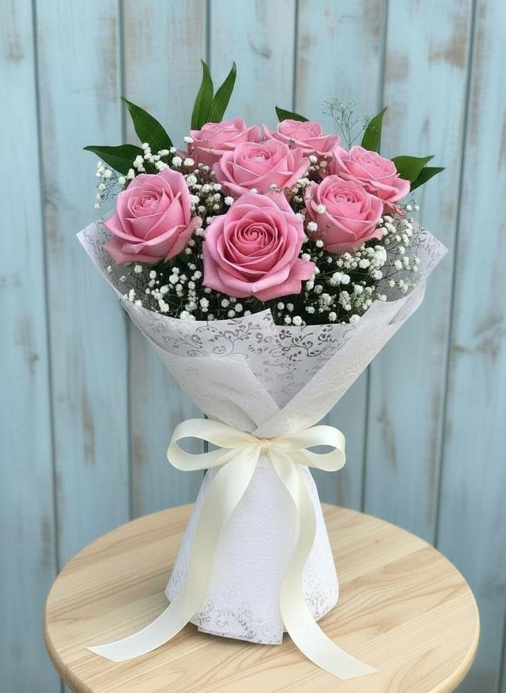 Букет цветов из: Розы в Новобелокатай