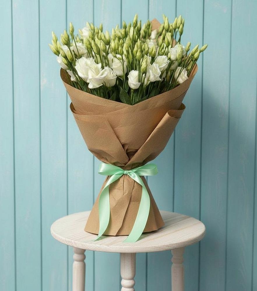 Букет цветов из: Лизиантусы в Новобелокатай