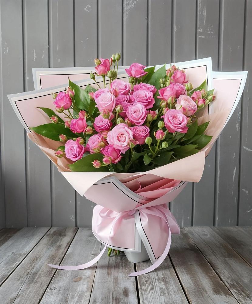 Букет Розовый кустик в Новобелокатай