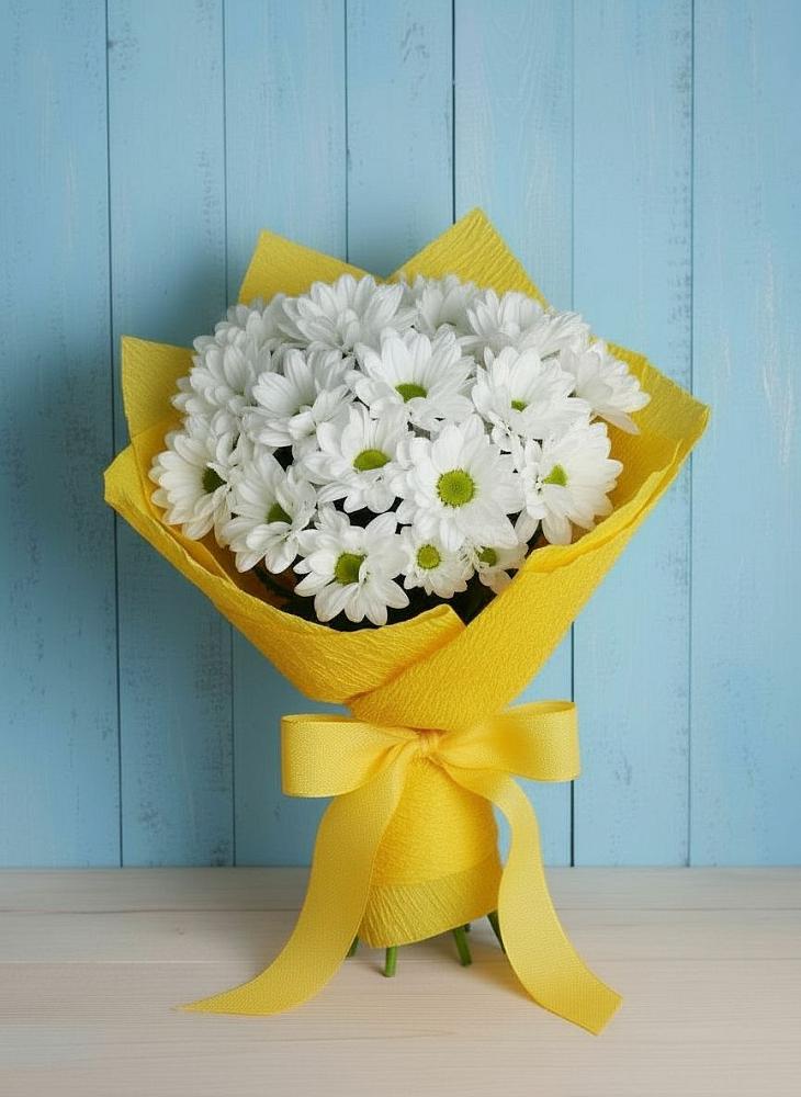 Букет цветов из: Хризантемы в Новобелокатай