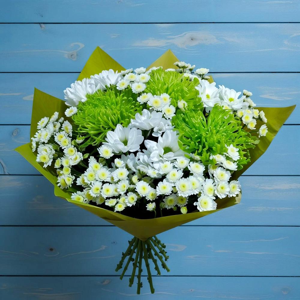 Букет цветов из: Хризантемы в Новобелокатай