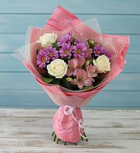 Букет цветов из:  Герберы в Новобелокатай