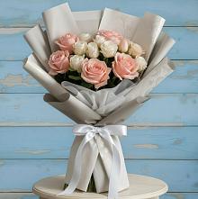 Букет цветов из:  Розы в Новобелокатай
