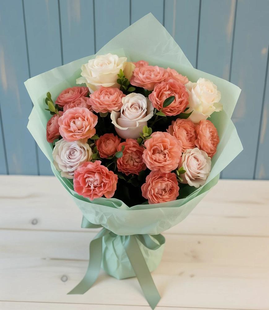 Букет цветов из: Розы в Новобелокатай