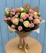 Букет цветов из:  Розы в Новобелокатай