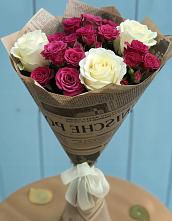 Букет цветов из:  Розы в Новобелокатай