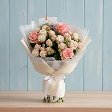 Букет цветов из:  Розы #REPLACE_PRED# Новобелокатай