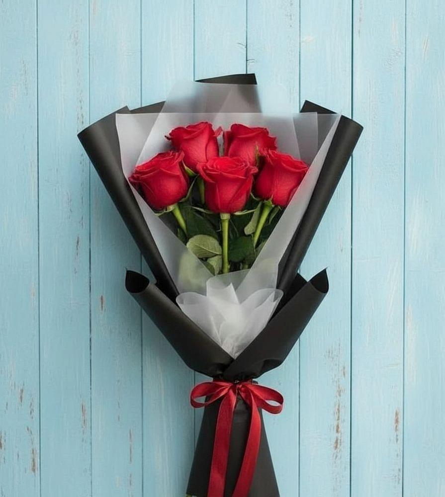 Букет цветов из: Розы в Новобелокатай